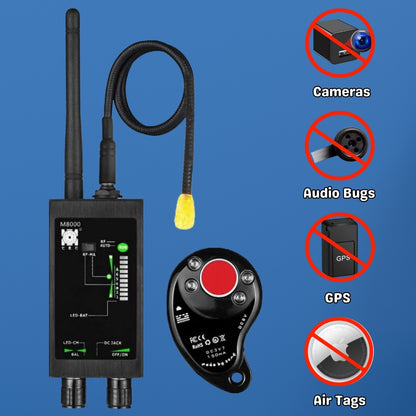 MySpyShy M8000 Pro: Hidden Camera & GPS Detector with RF Signal Detection